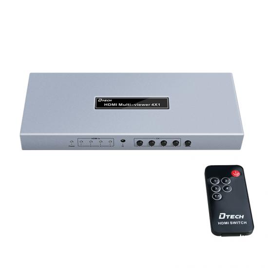 2020 Hot selling game IR 4 port quad multiviewer switch 4X1 hdmi multiviewer