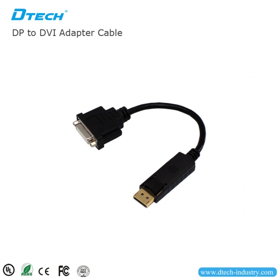DT-6504 display port to DVI adapter cable