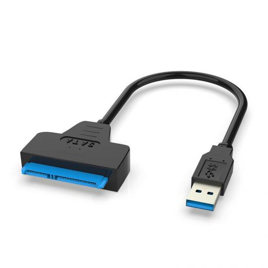 DTECH 20cm USB 3.0 to SATA 22Pin external converter USB to SATA cable for 2.5-inch SATA drive external hard drive computer