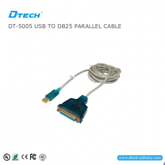 DTECH DT-5005 USB to DB25 Parallel Cable 1.8M