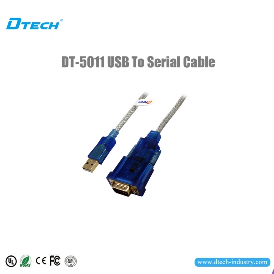 DTECH DT-5011 USB 2.0 to RS232 cable FTDI chip