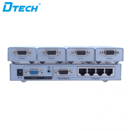 DTECH DT-7036 4 ports VGA Super Extender 200M