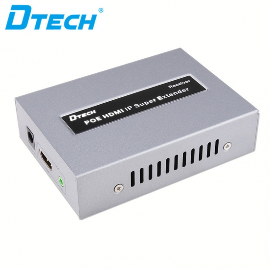 DTECH DT-7047R hdmi POE extender over IP by CAT5 cat6 cable 120m receiver
