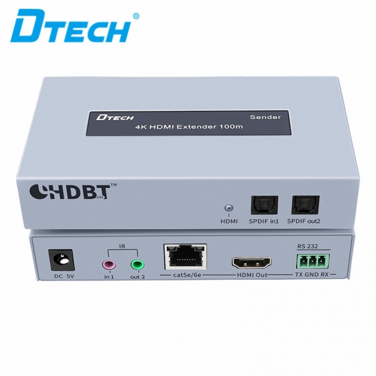 DTECH DT-7051A 4k cat5e ir RS232 hdmi extenderI.Product introduction: