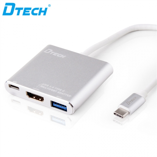 DTECH DT-T0022 TYPE-C TO 4k HDMI+USB3.0+PD